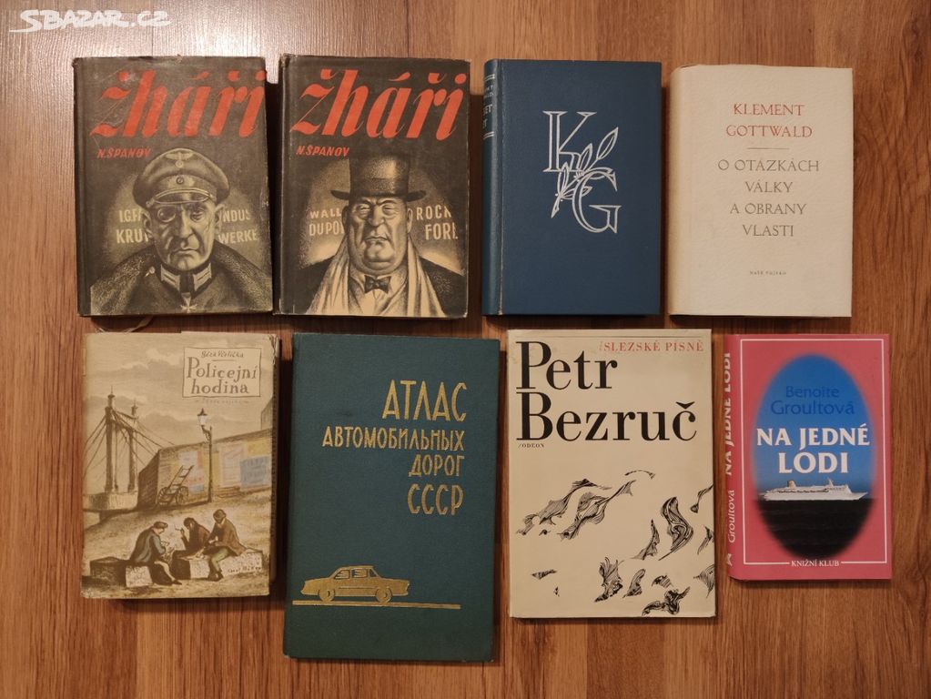 Staré knihy 8 ks 1948 - 1995
