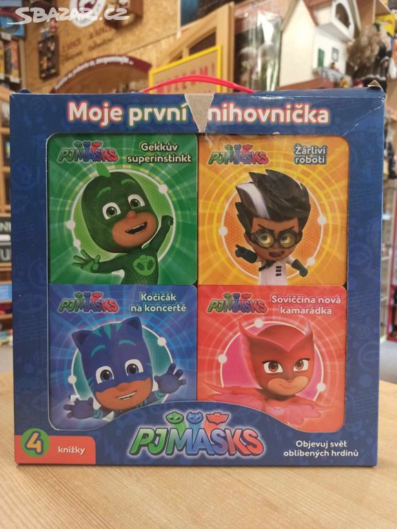 Moje první knihovnička - PJMASKS - 4x knížka