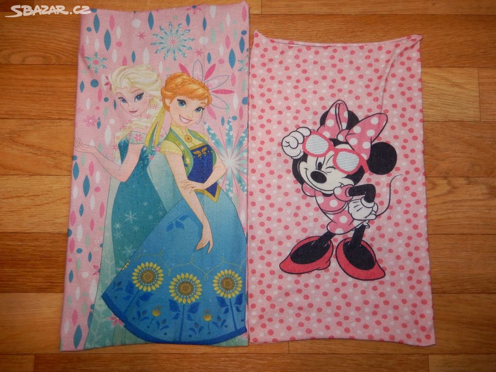Dětský šátek na krk 2 ks - Frozen a Minnie