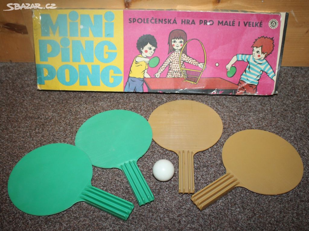Retro mini ping pong - doprava je v ceně