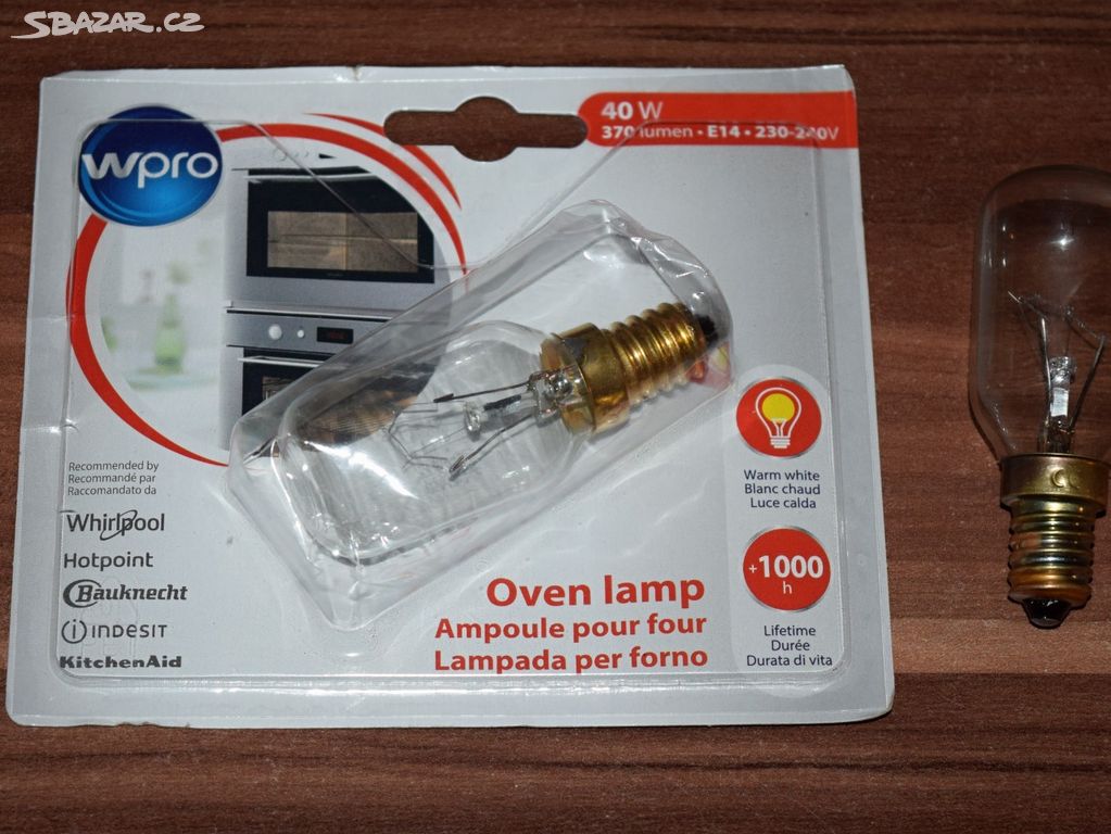 Ampoule WPRO LFO136/1 four E14 40W