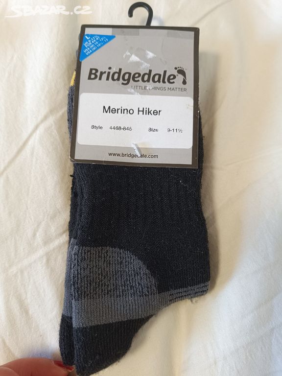 Bridgedale nové merino ponožky 44/47