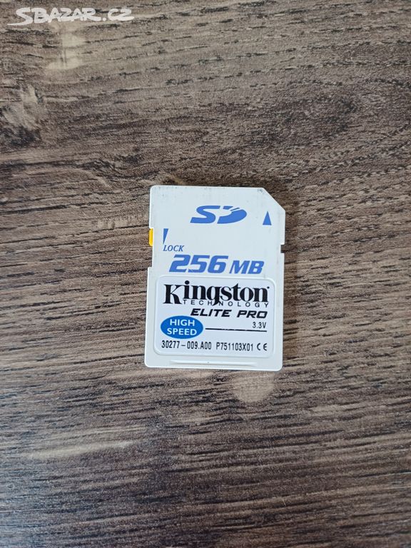 SD karta Kingston 256 MB