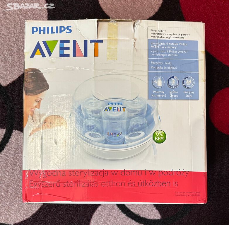Sterilizátor kojeneckých lahví Philips Avent