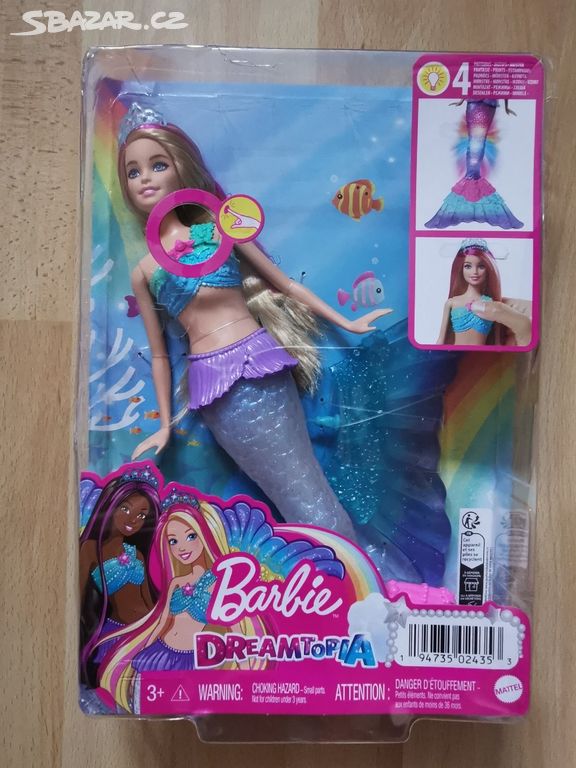 Barbie Blikající Mořská Panna