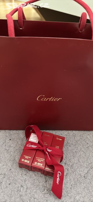Cartier - nové vzorky parfémů