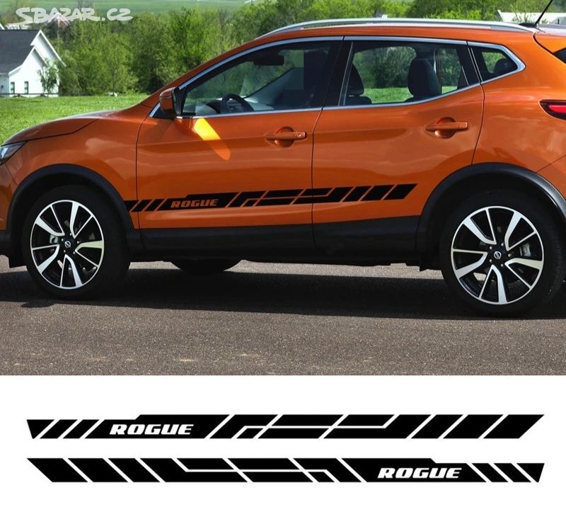 NISSAN ROGUE / samolepky na karoserii