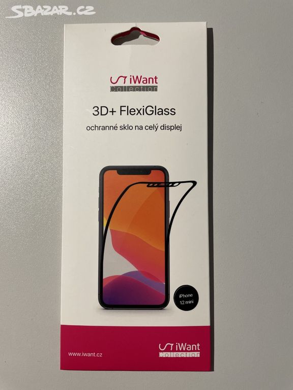 nalepovací 3D sklo na Iphone 12 mini