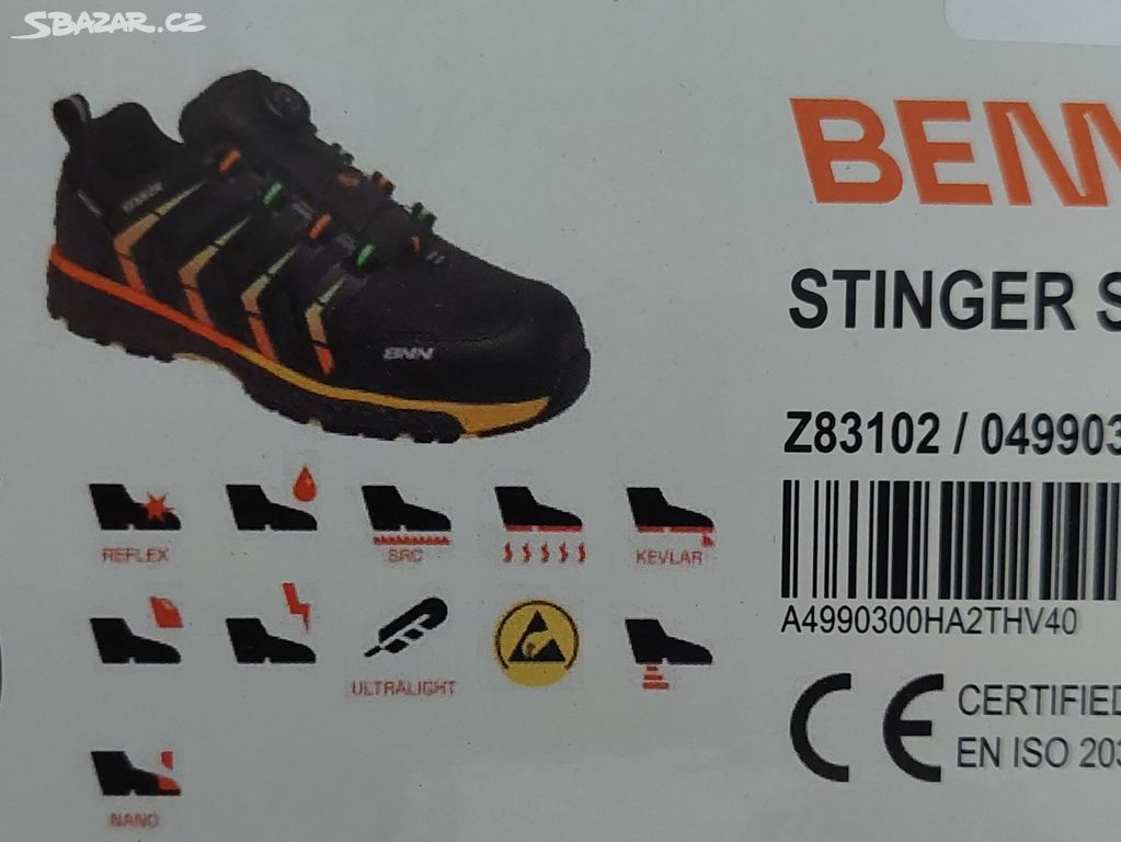Pracovní obuv Bennon Stinger - různé velikosti