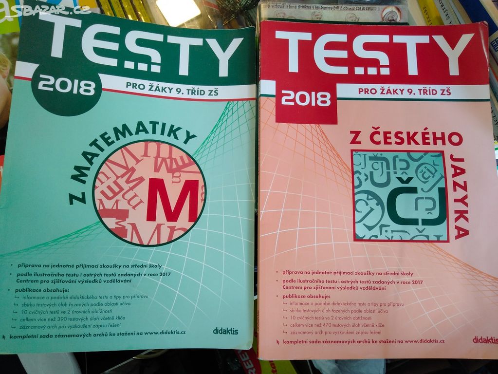 Testy pro žáky 9. tříd ZŠ z MZ / z ČJ