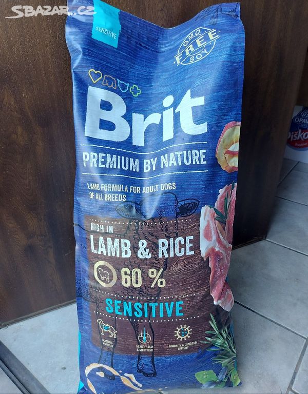 Brit Premium by Nature sensitive Lamb & Rice 15kg