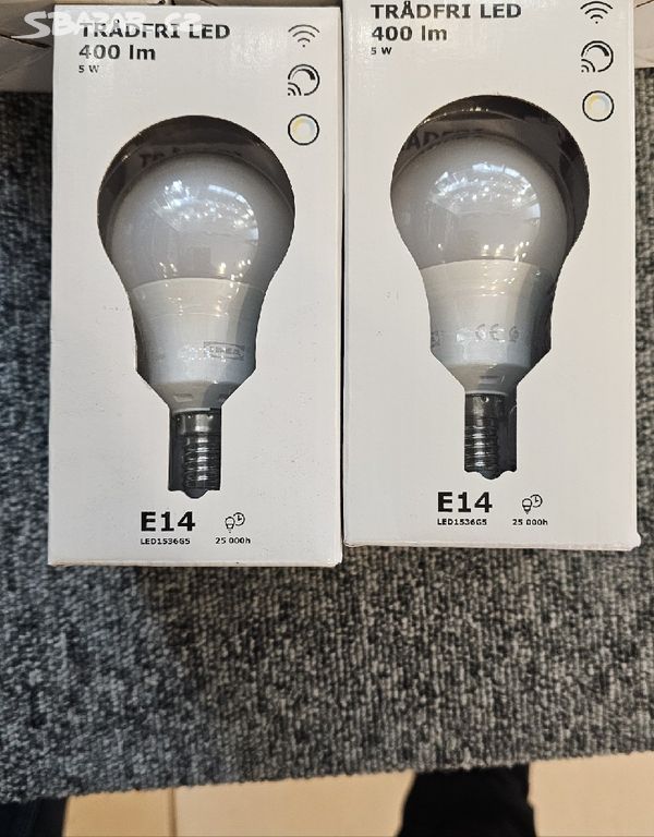 Ikea chytré osvětlení tradfi E14