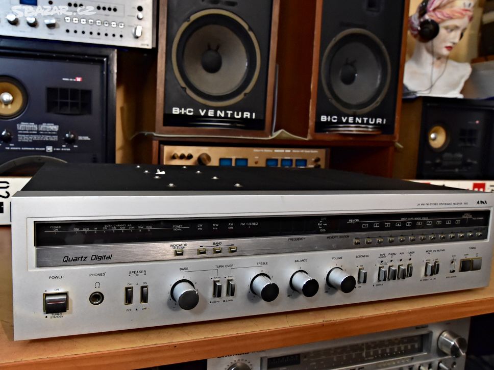 AIWA 7800 stereo receiver Japonsko 1979
