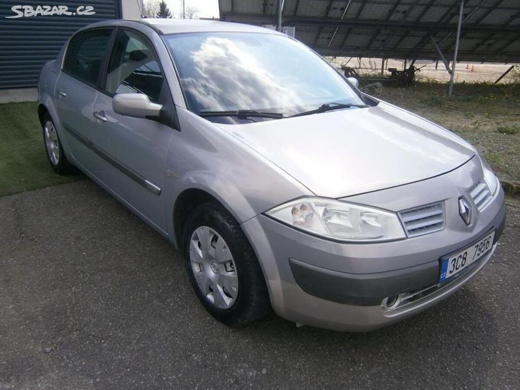 Renault Mégane 1.6i 16v,klima,83kw benzín manuální