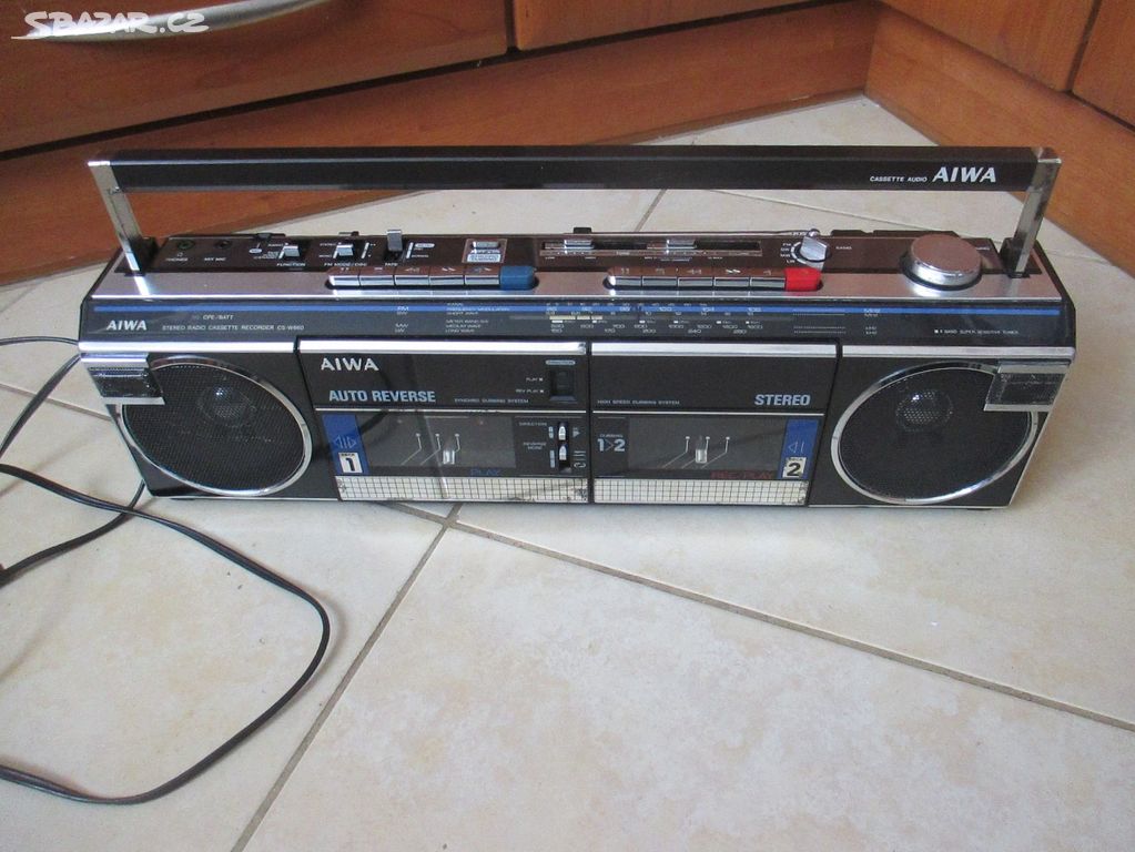Nabízím retro radio AIWA-CS-W660. Radio h