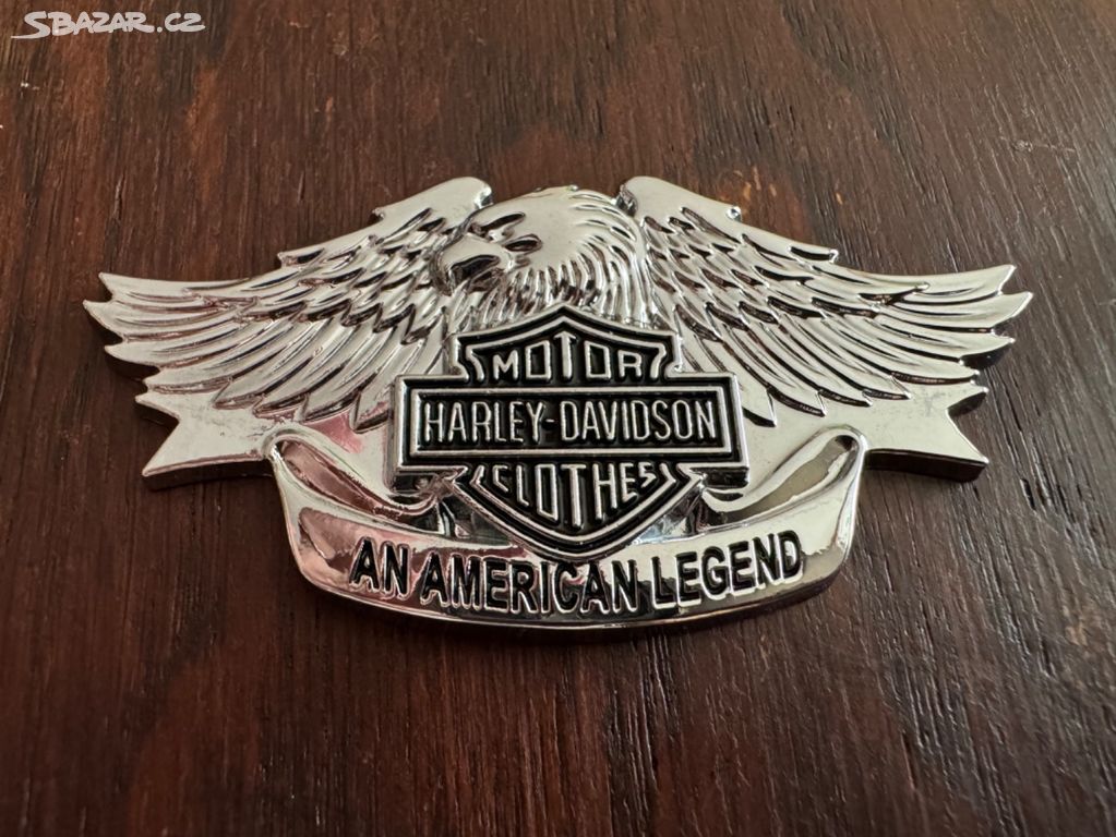 Kovová nálepka Orlice Harley Davidson