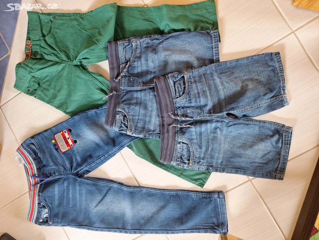 Kalhoty a kraťasy chlapec 7-8 let, vel 122-128