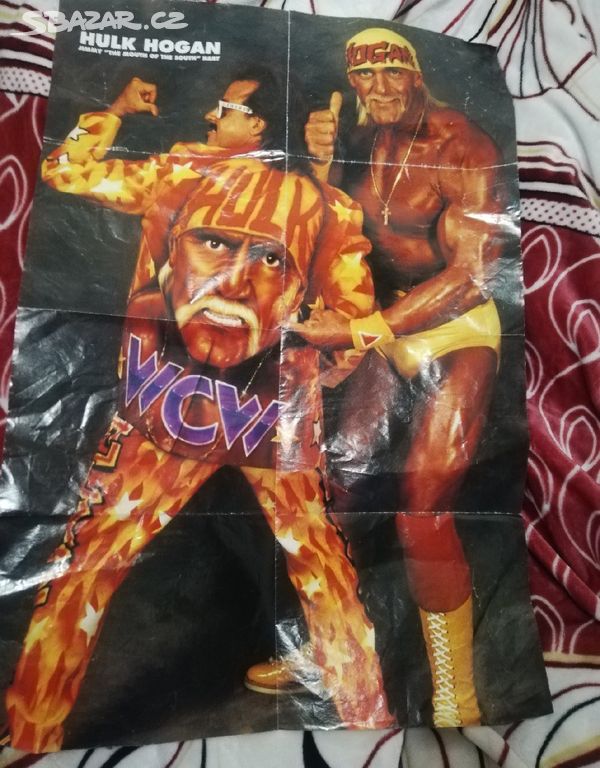 Starý Velký plakát Hulk Hogan