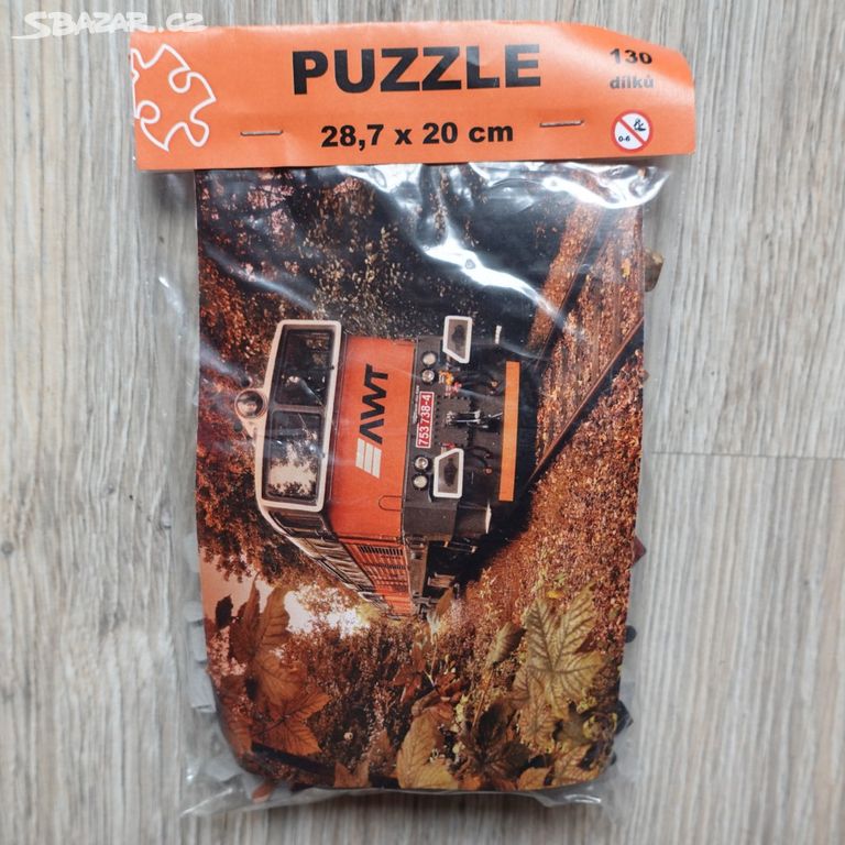 Puzzle lokomotiva AWT - 130 dílků