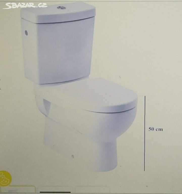 Nové WC kombi Jika Mio zvýšená výška 50 cm