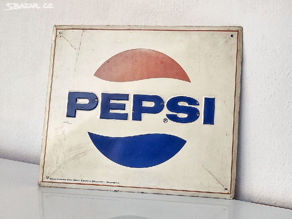 Stará cedule Pepsi
