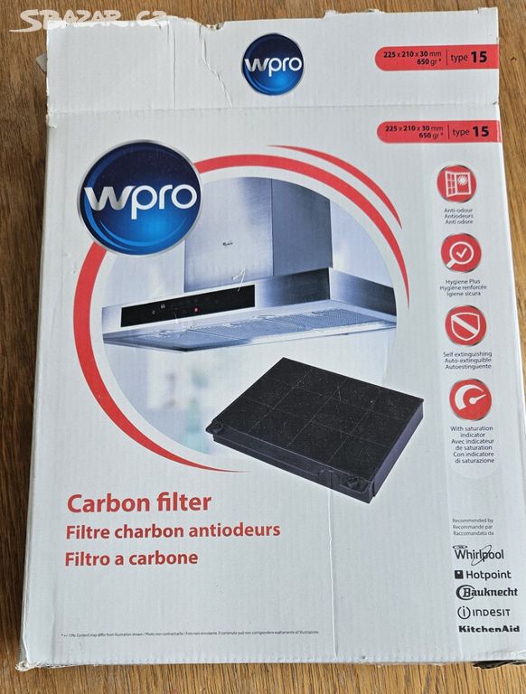 WPRO Uhlíkový filtr CHF 15-1