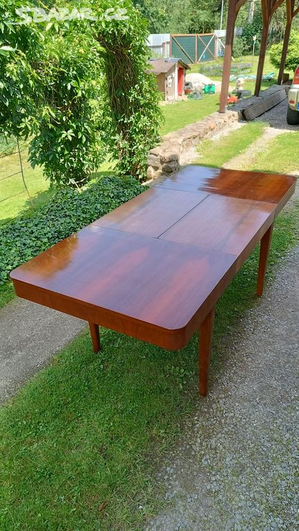 Stůl starožitný dřevěný rozkládací