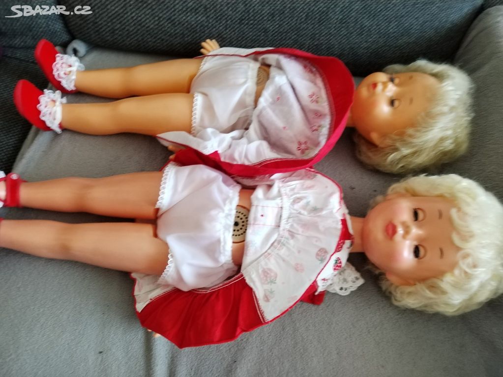 Prodám retro panenky velké 70 cm