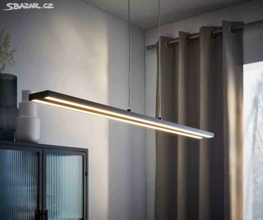 Kuchyňské závěsné LED svítidlo NOVEL 101cm - černé