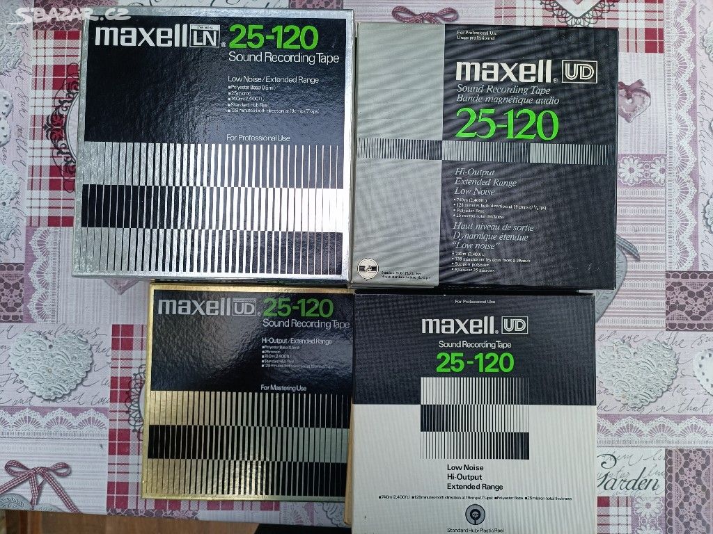 Magnetofonové pásky Maxell,Agfa,Basf