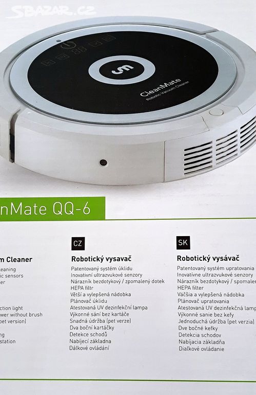 Robotický vysavač Clean Mate QQ-6