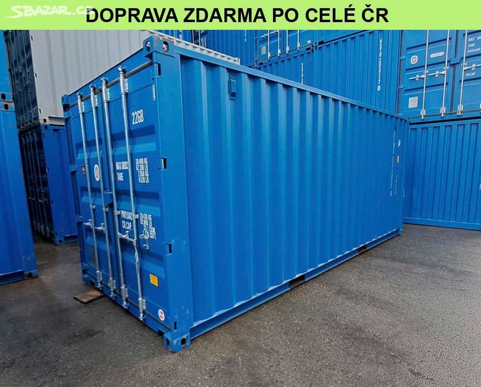 Lodní kontejner 20" - nový, doprava zdarma po ČR