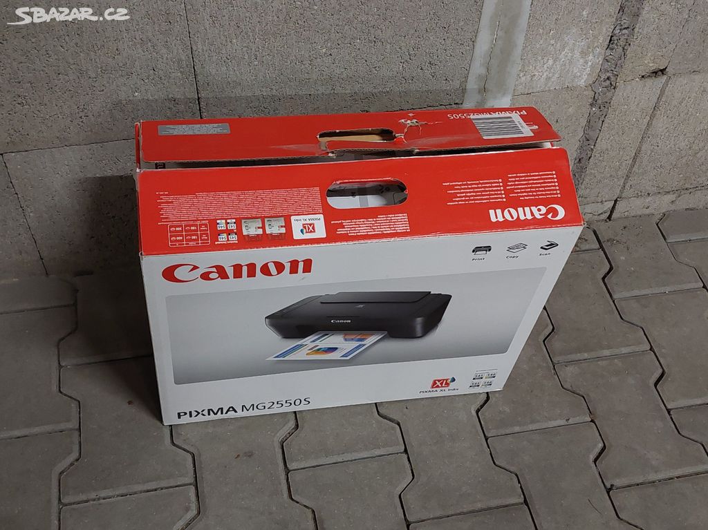 Tiskárna/skener Canon PIXMA MG2550S včetně náplní