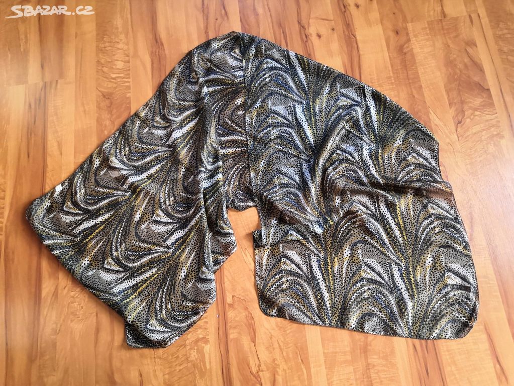 Hedvábný šál, vel. 180*50 cm