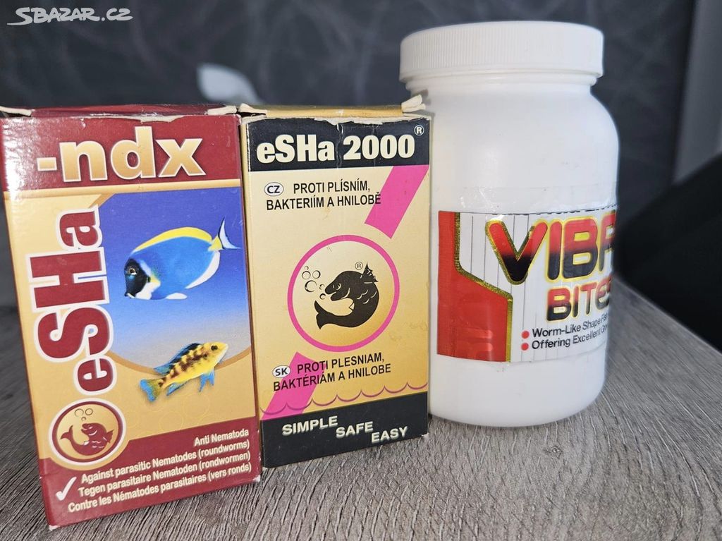 Akvarijní přípravky eSHa-ndx a ESHA 2000