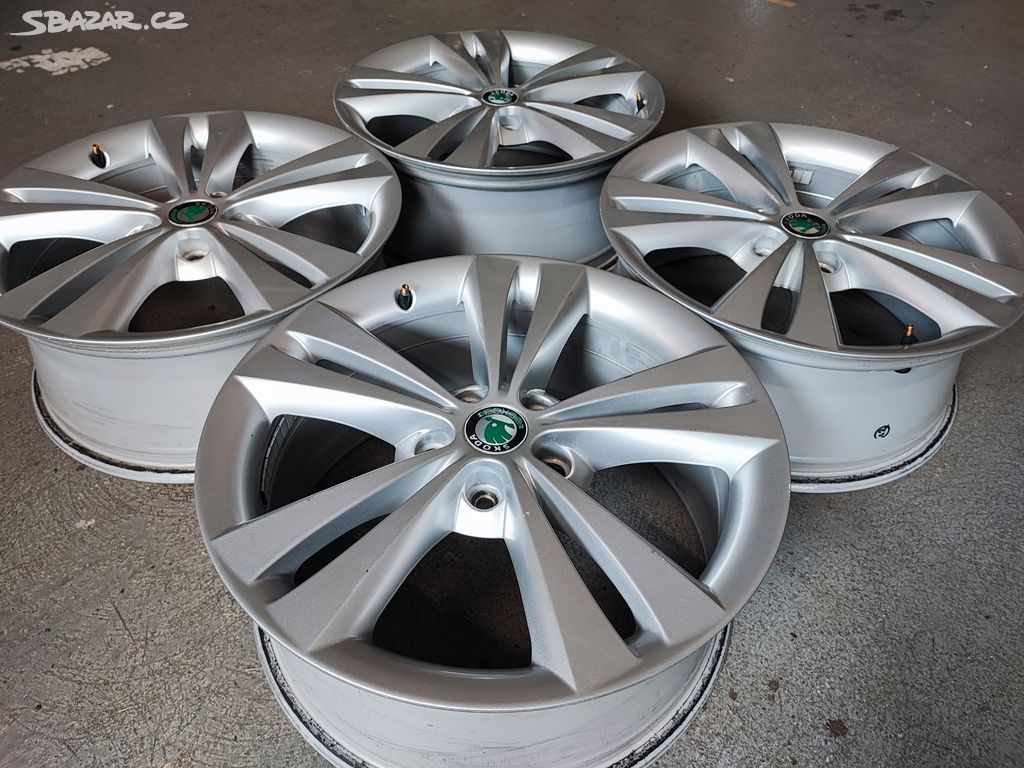 Alu disky 18 R18 R 5x112 VW Škoda Seat ET51 7,5J