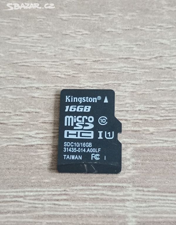 Paměťová karta Kingston 16gb