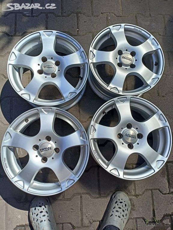 Sada alu kol Magma 4x100 - 6x15 et38 - VW,Škoda