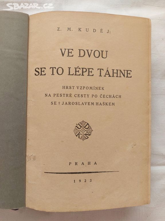 Ve dvou se to lépe táhne - J. Hašek