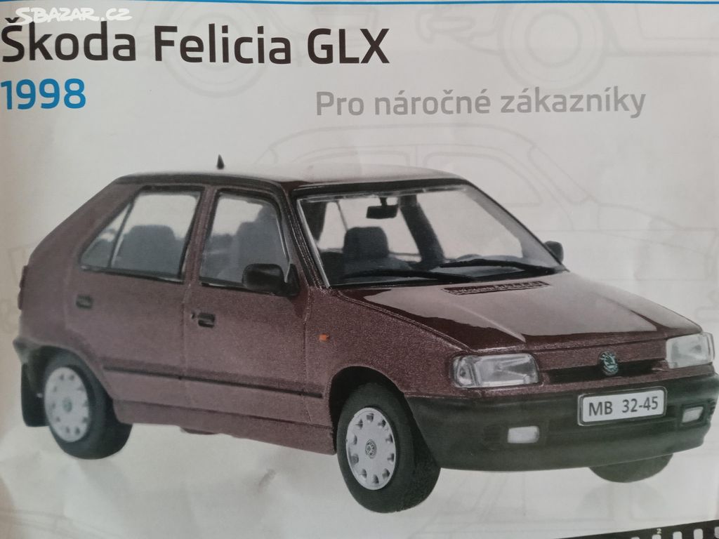 1:43 ŠKODA FELICIA GLX - Model automobilu