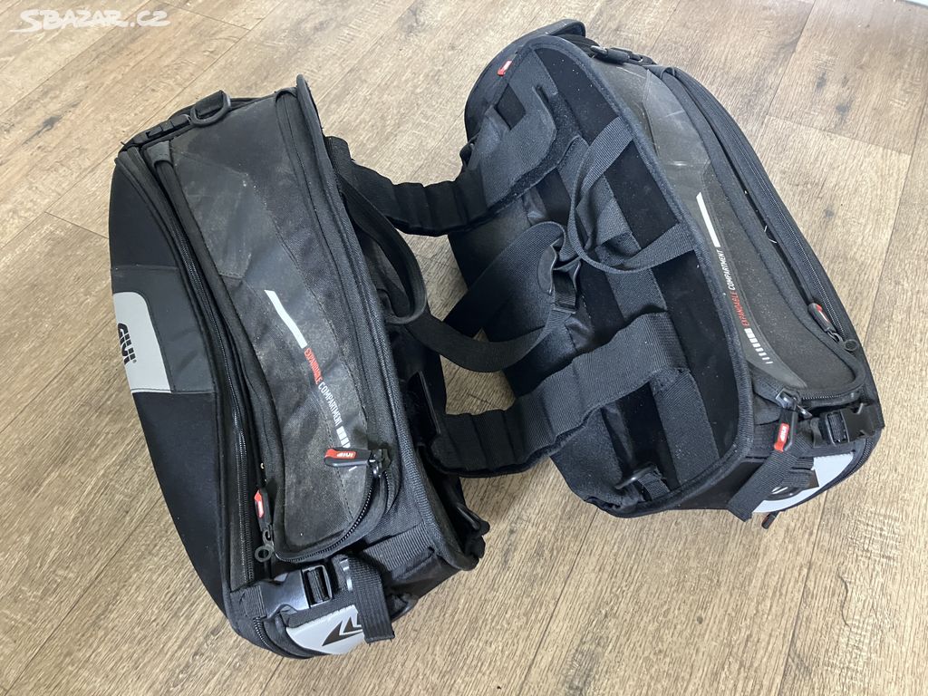GIVI sedlové tašky na moto 2x25 L expandable