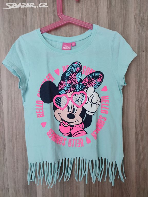 Dívčí triko Minnie - velikost 134