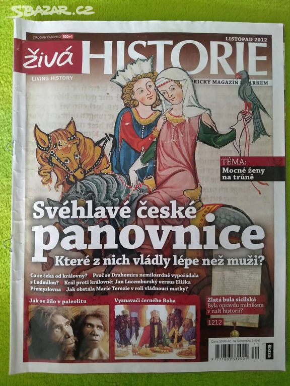 časopis živá HISTORIE listopad 2012