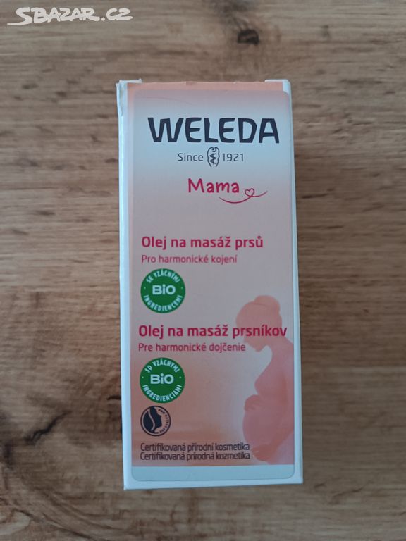 Weleda olej na masáž prsou