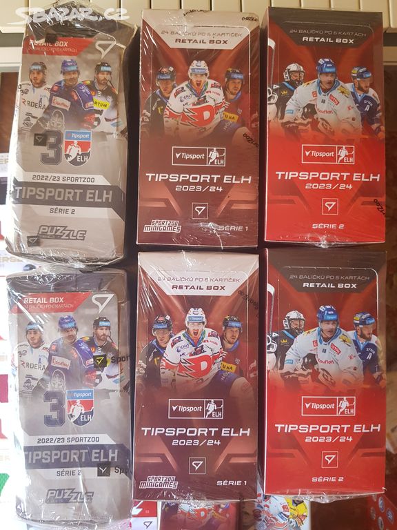 Karty od sportzoo a topps retail boxy