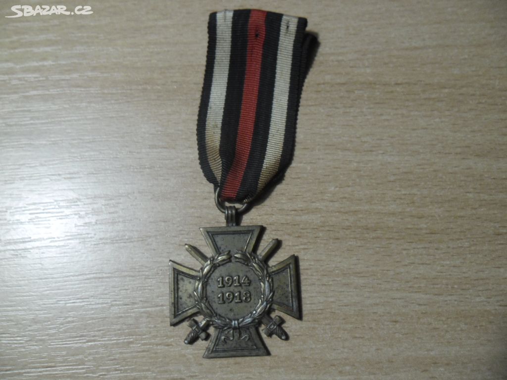 Německý Čestný pamětní kříž s meči 1914 - 1918