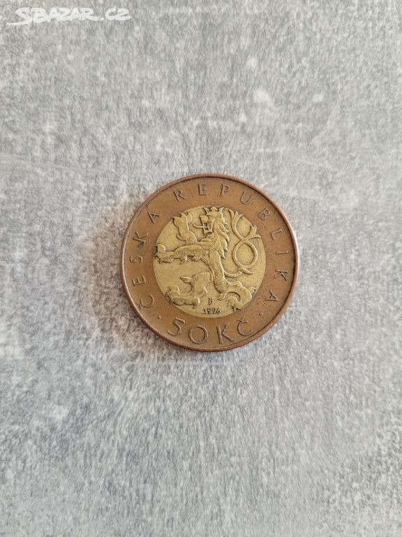 Mince 50 Kč, rok 1996, R, z oběhu