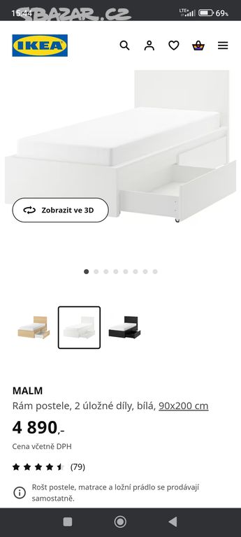 Postel IKEA zn. Malm