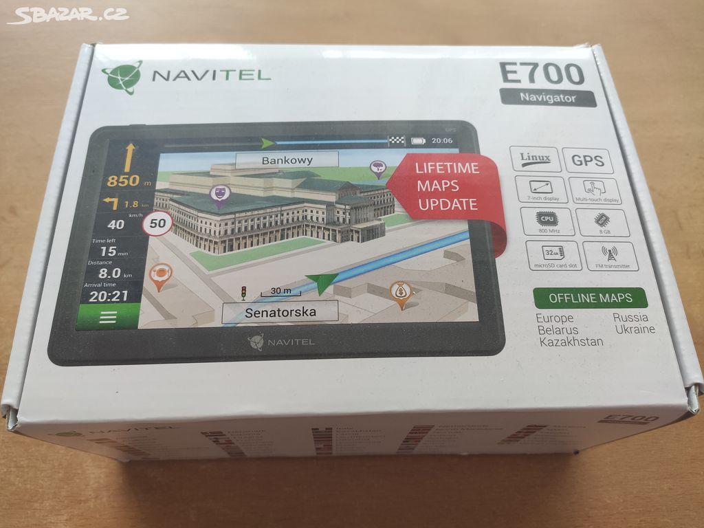 Navigace NAVITEL E700