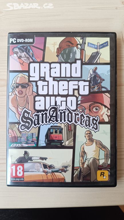 GTA San Andreas krabicová verze hry PC